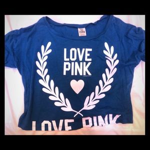 Love Pink crop top